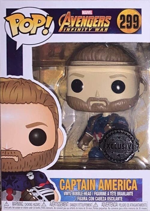 Funko Pop Captain America Unmasked 299 - Imagen 2