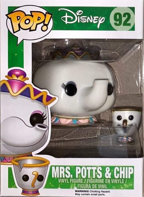 Funko Pop Mrs. Potts and chip 92