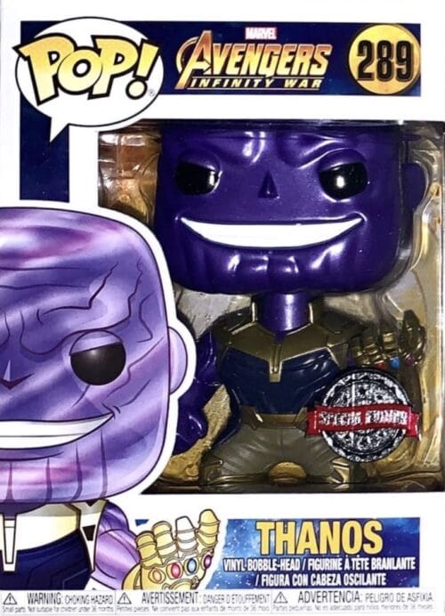 Funko Pop Marvel Avengers Thanos Metallic 289