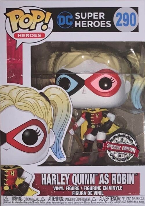 Funko Pop Heroes DC Harley Quinn as Robin 290
