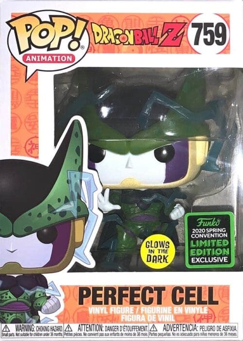 Funko POP Dragon Ball Z Perfect Cell GITD ECCC 2020