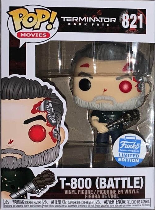 Funko Pop Movies Terminator T-800 ( Battle ) 821