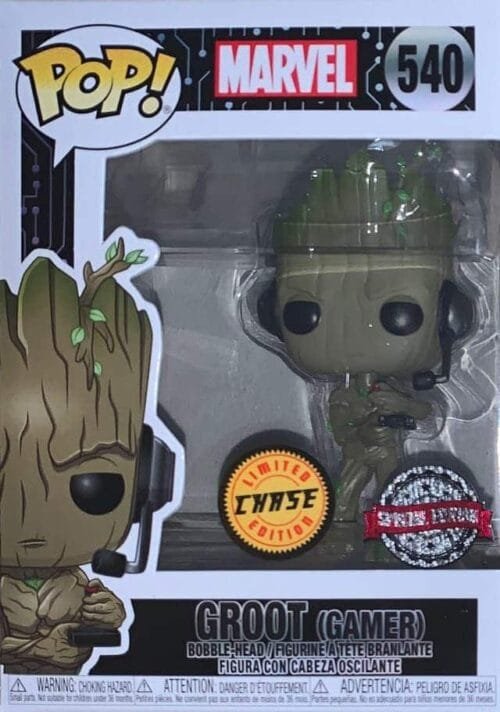 Funko Pop Groot Gamer Chase 540