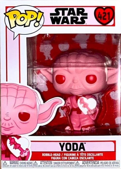 Funko Pop StarWars Yoda Valentine Edition 421