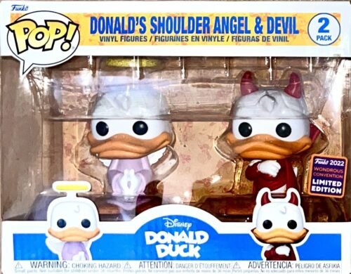 funko-pop-disney-donald´s-shoulder-angel-and-devil-2-pack