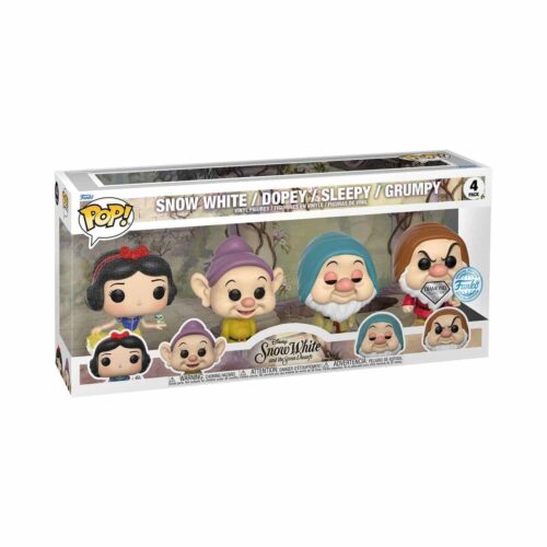 funko-pop-4-pack-snow-white-dopey-sleepy-grumpy-diamond-collection