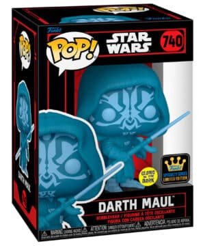 Figura POP Star Wars Darth Maul Exclusive GITD Figura POP Star Wars Darth Maul Exclusive 7 0